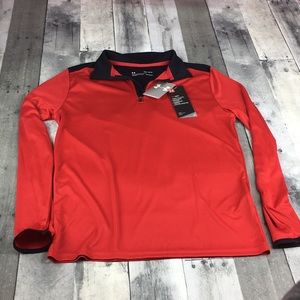 NWT Under Armour Long Sleeve ZIP Up Boys YLG
